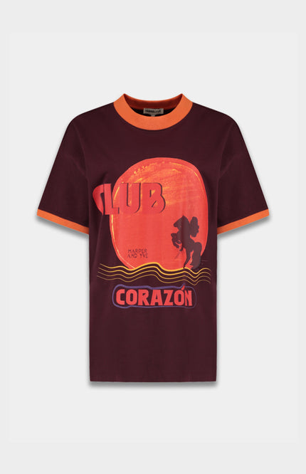 Harper & Yve T-Shirt Clubcorazon Winetasting SS6Y307 Stretchshop.nl