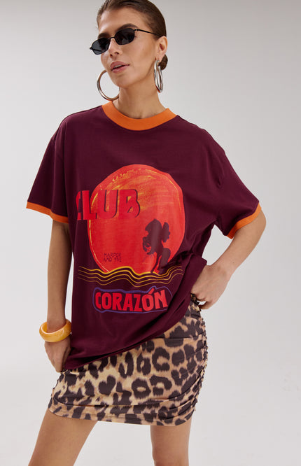 Harper & Yve T-Shirt Clubcorazon Winetasting SS6Y307 Stretchshop.nl