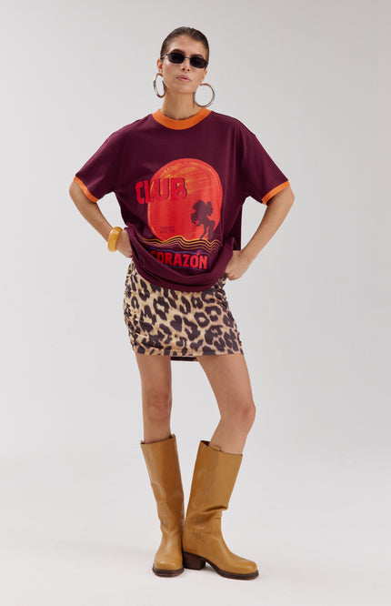 Harper & Yve Rok Joey Lexie Leopard Light SS6T002 Stretchshop.nl