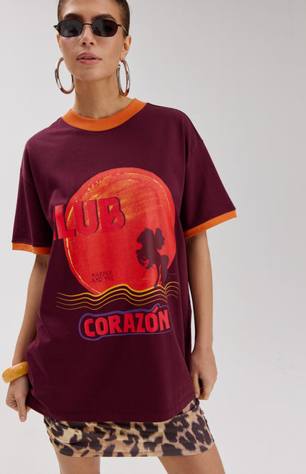 Harper & Yve T-Shirt Clubcorazon Winetasting SS6Y307 Stretchshop.nl