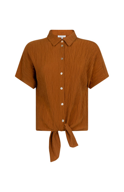 Tramontana Blouse Puckered Kombucha C08-20-301 4 Stretchshop.nl