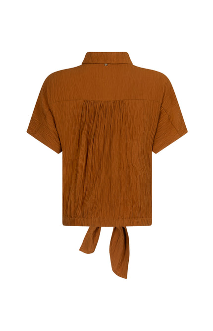 Tramontana Blouse Puckered Kombucha C08-20-301 4 Stretchshop.nl