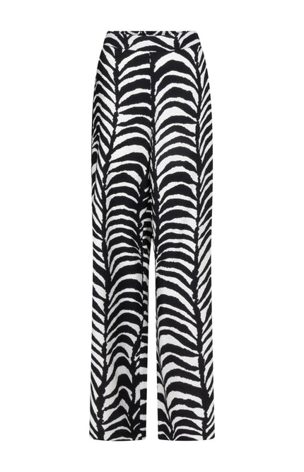 Tramontana Broek Palm Eclipse Print Blacks C28-20-101 4 Stretchshop.nl
