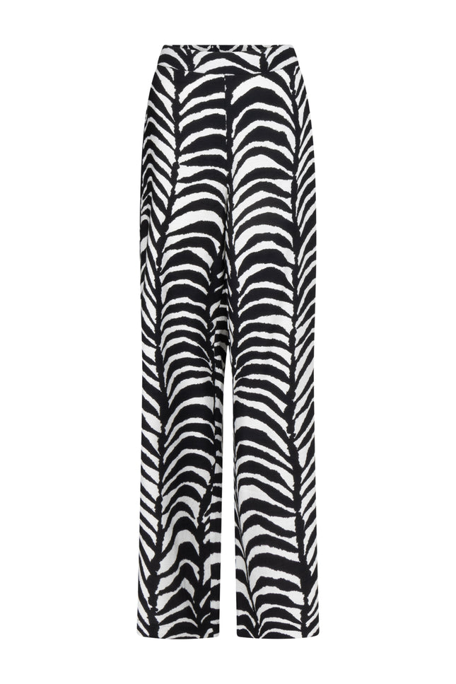 Tramontana Broek Palm Eclipse Print Blacks C28-20-101 4 Stretchshop.nl