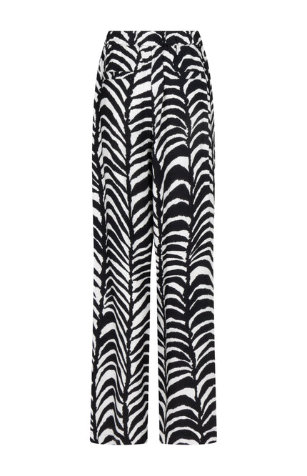 Tramontana Broek Palm Eclipse Print Blacks C28-20-101 4 Stretchshop.nl