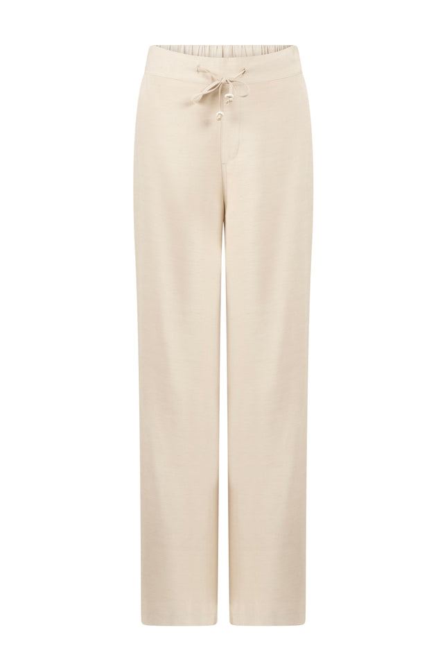 Tramontana Broek Linen Blend Pebble C30-20-101 4 Stretchshop.nl