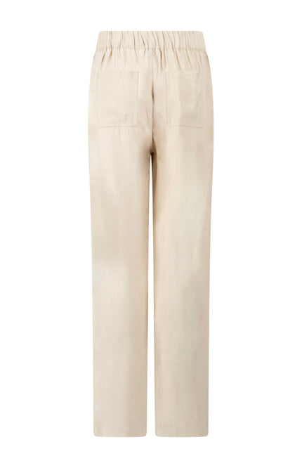 Tramontana Broek Linen Blend Pebble C30-20-101 4 Stretchshop.nl