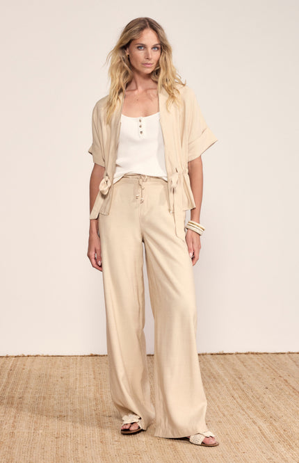 Tramontana Blouse Zipper Pebble C30-20-301 4 Stretchshop.nl