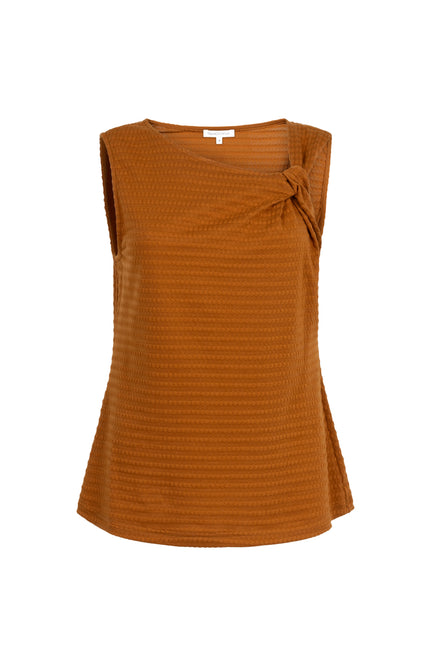 Tramontana Top Twisted Neckline Kombucha C45-20-401 4 Stretchshop.nl