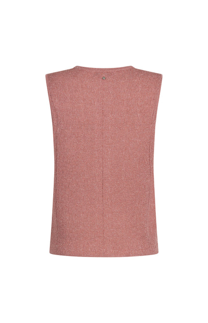 Tramontana Top Jumper Sequins Dusty Rose C46-20-602 3 Stretchshop.nl