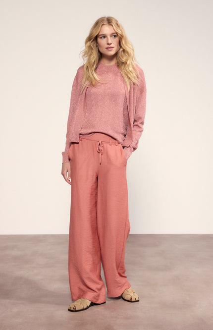Tramontana Top Jumper Sequins Dusty Rose C46-20-602 3 Stretchshop.nl