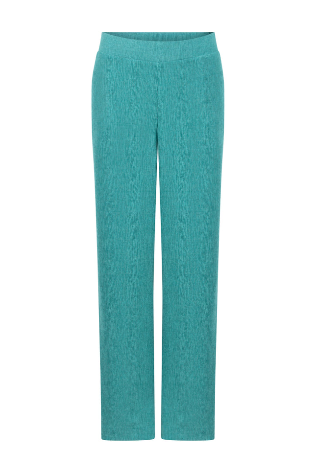 Tramontana Broek Crinkled Deep Aqua Blue K01-20-101 3 Stretchshop.nl