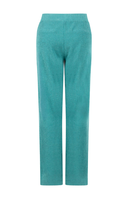 Tramontana Broek Crinkled Deep Aqua Blue K01-20-101 3 Stretchshop.nl