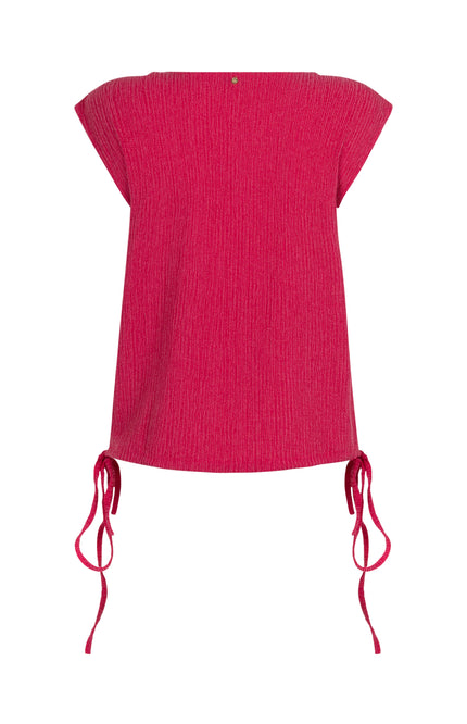 Tramontana Top Crinkled Raspberry T02-20-402 4 Stretchshop.nl