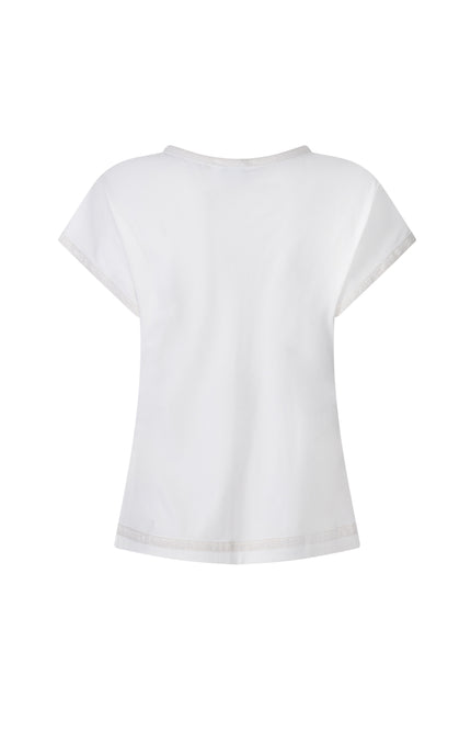 Zoso Travel Blouse Annika White 263 Stretchshop.nl