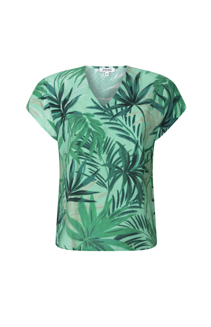 Zoso Blouse Anouk Mint Green 263 Stretchshop.nl