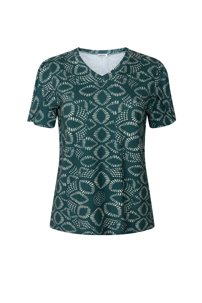 Zoso Top Astrid Green 263 Stretchshop.nl
