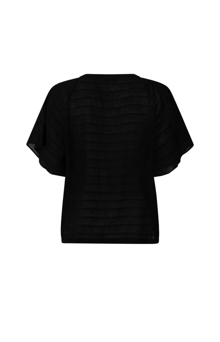 Zoso Blouse Desi Black 263 Stretchshop.nl