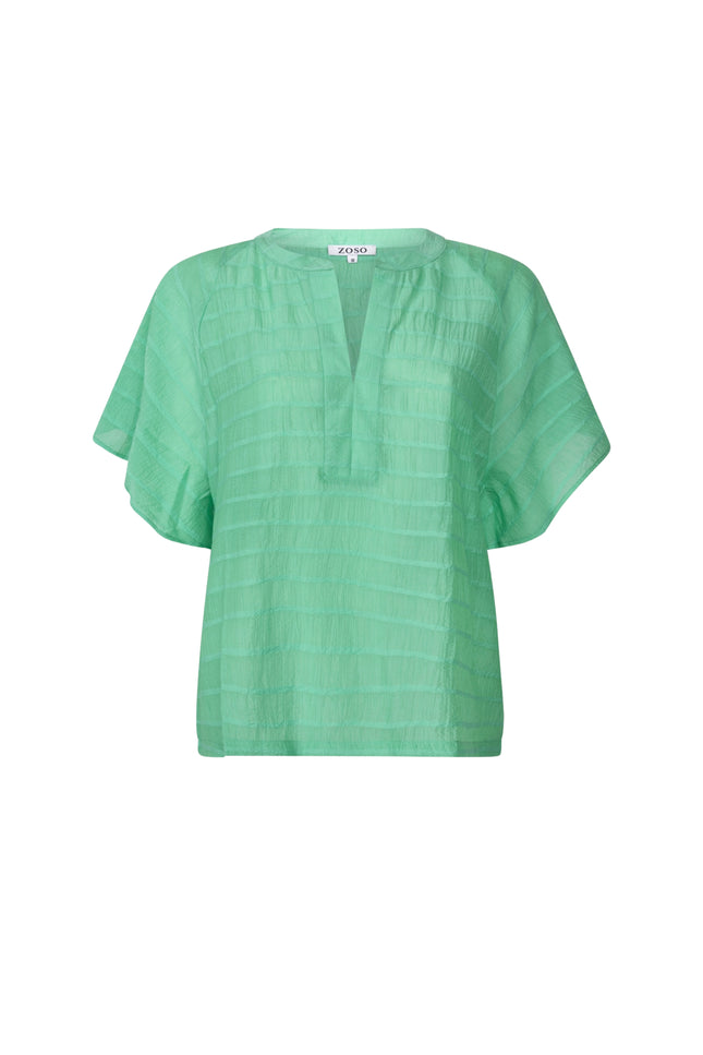 Zoso Blouse Desi Mint 263 Stretchshop.nl