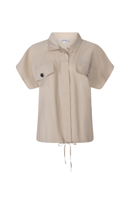 Zoso Blouse Elise Sand 263 Stretchshop.nl