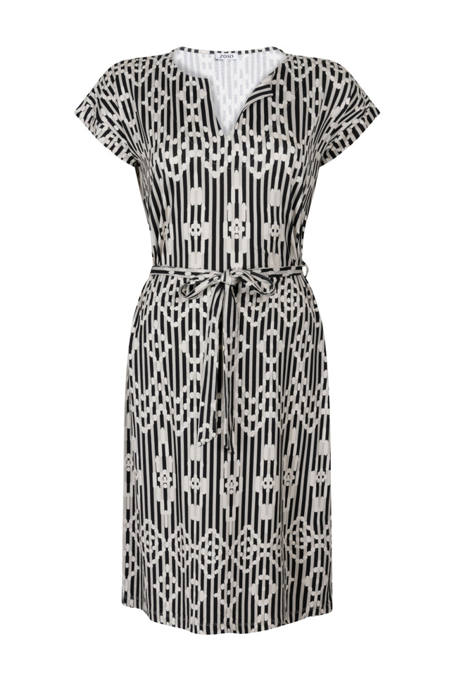 Zoso Jurk Ella Black Sand 263 Stretchshop.nl