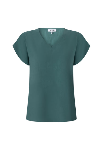 Zoso Blouse Emma Green 263 Stretchshop.nl