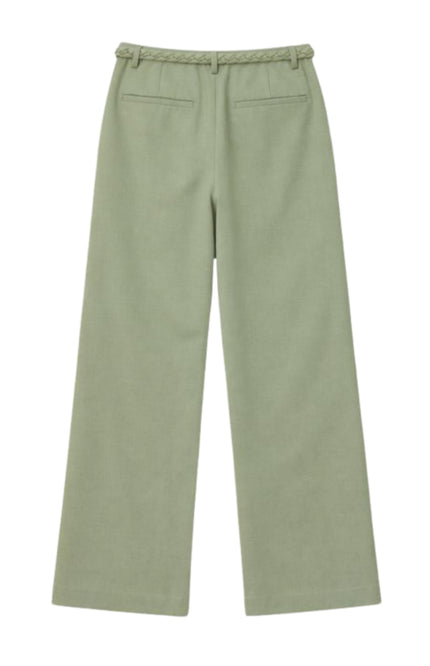 Elvira Casuals Broek Yara Sage Linnen Stretchshop.nl