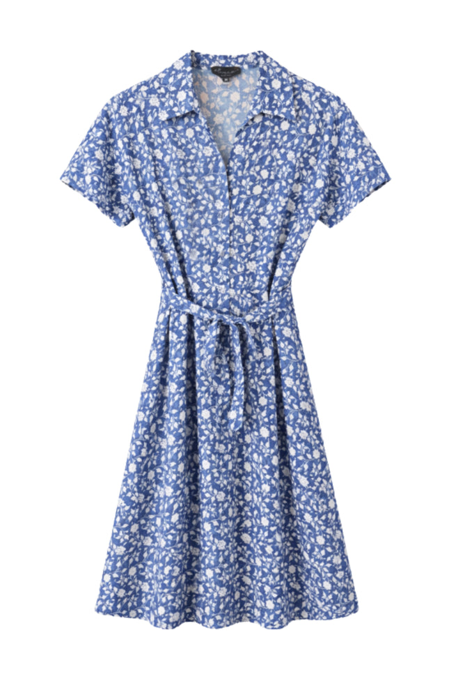 Elvira Casuals Jurk Sophia Greek Flowers Stretchshop.nl