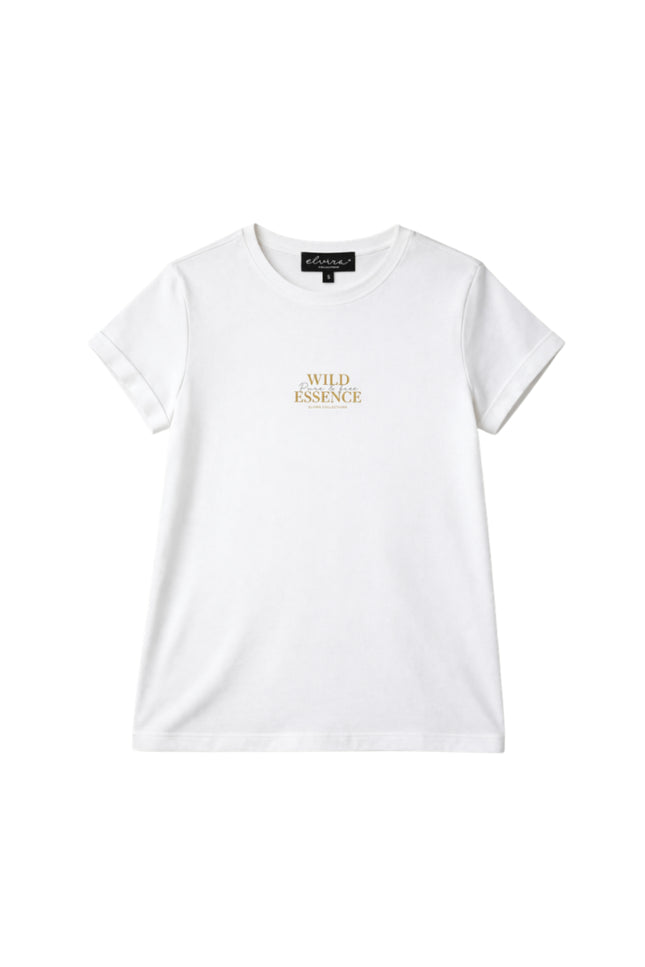 Elvira Casuals T-shirt Wild Essence Offwhite Stretchshop.nl