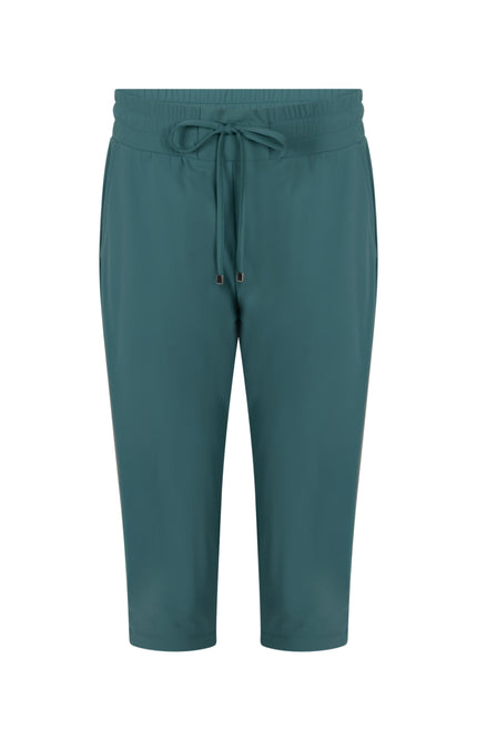 Zoso Travel Broek Capri Linda Green 263 Stretchshop.nl