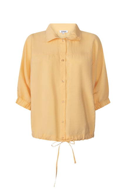 Zoso Blouse Lisa Apricot 263 Stretchshop.nl