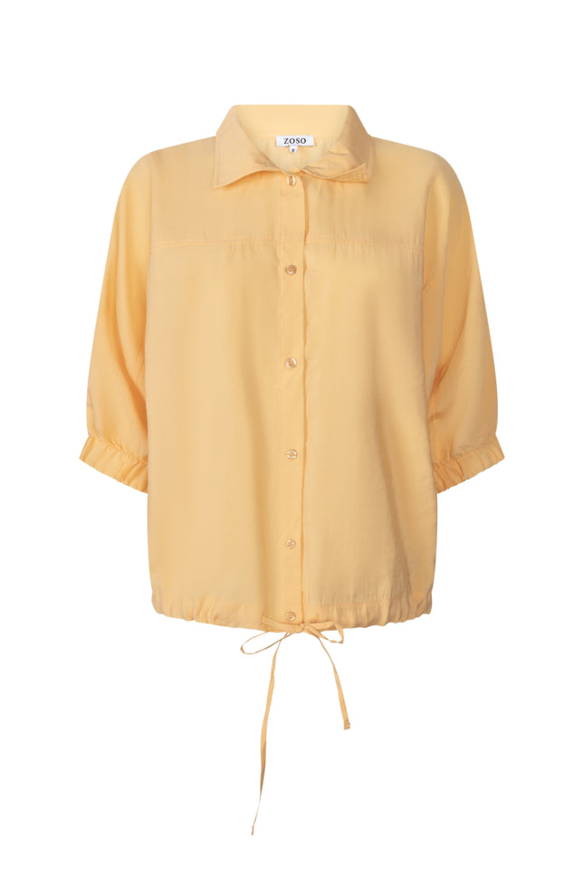 Zoso Blouse Lisa Apricot 263 Stretchshop.nl