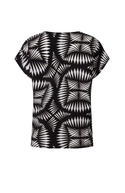 Zoso Blouse Lotte Black Sand 263 Stretchshop.nl