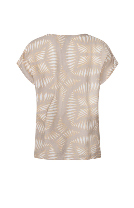Zoso Blouse Lotte Sand Apricot 263 Stretchshop.nl