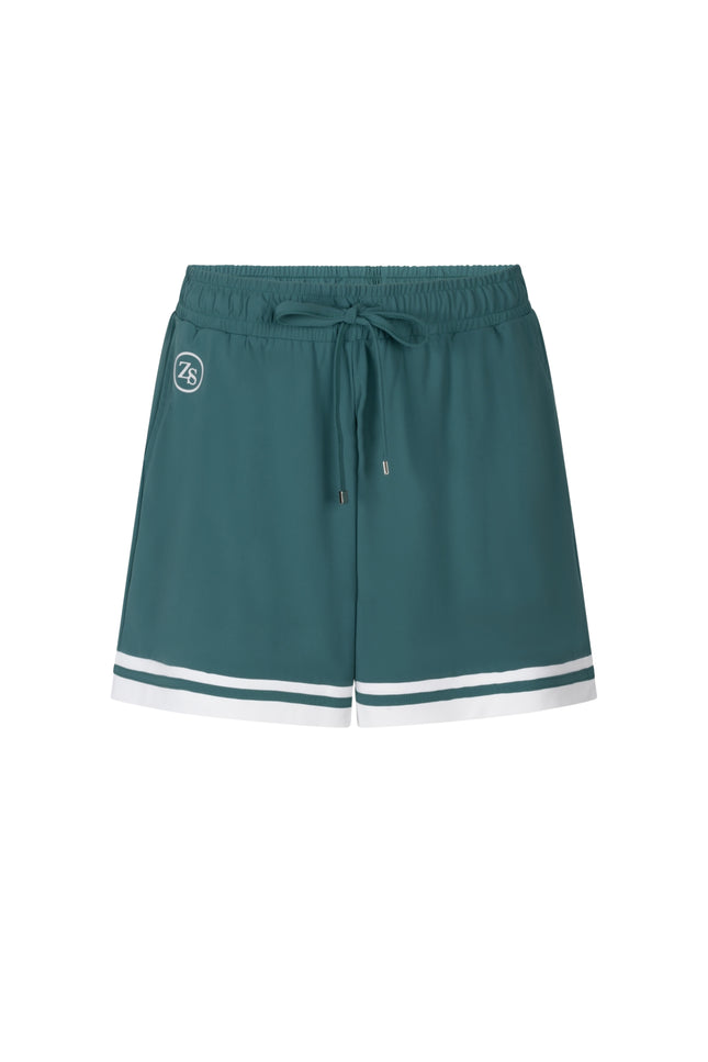 Zoso Travel Short Maud Green 263 Stretchshop.nl