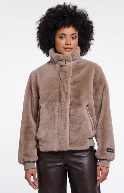 Rino & Pelle Jacket Ambra Mocha Latte Stretchshop.nl