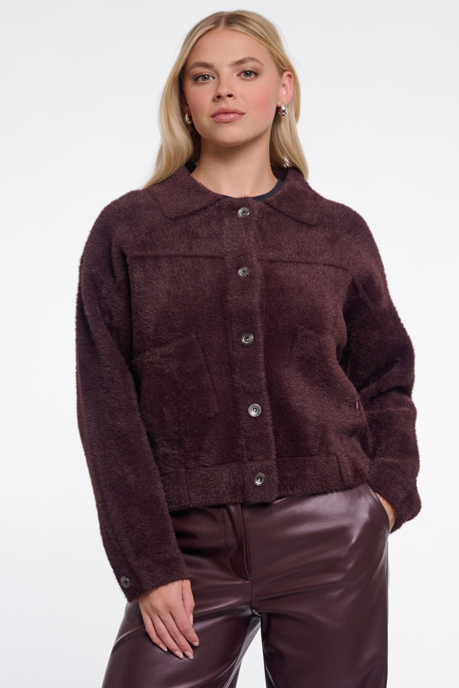 Rino & Pelle Jacket Bubbly Fudge Cloak Stretchshop.nl