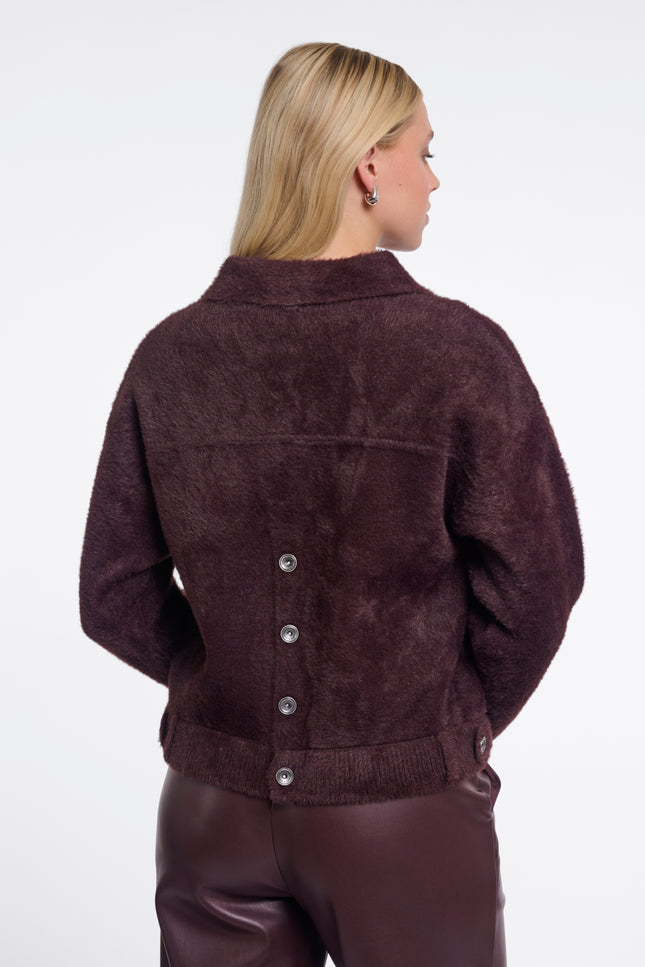 Rino & Pelle Jacket Bubbly Fudge Cloak Stretchshop.nl