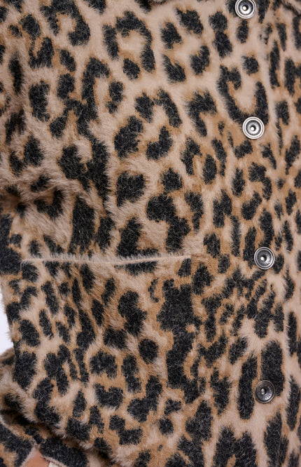 Rino & Pelle Jacket Bubbly Light Leopard Stretchshop.nl