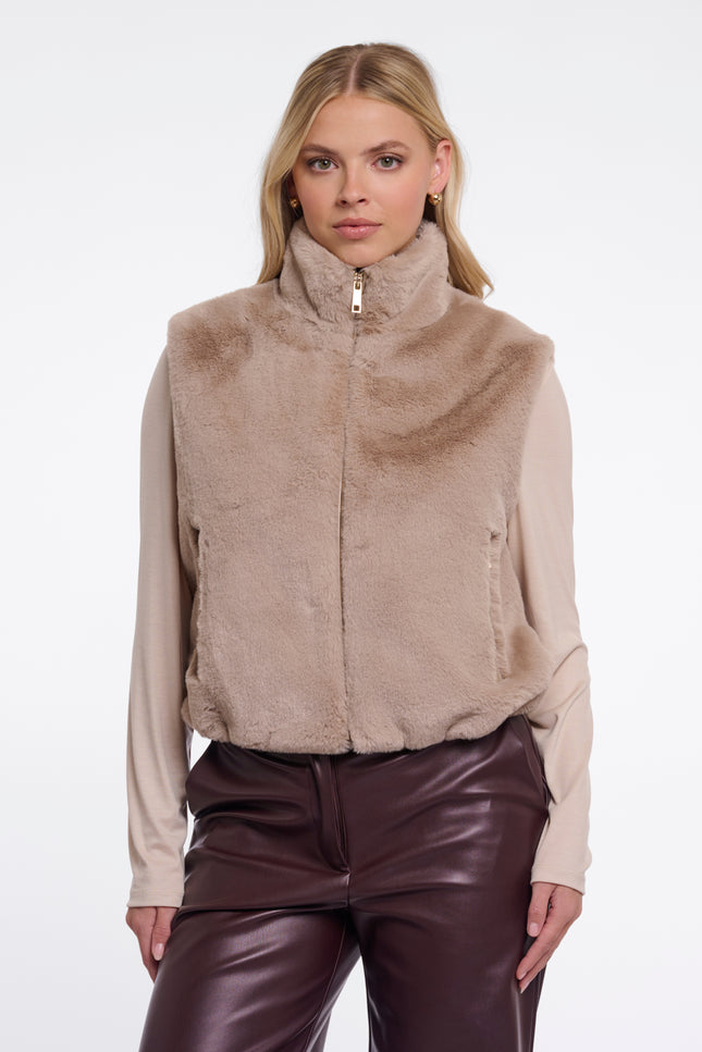 Rino & Pelle Gilet Nikki Oat Stretchshop.nl