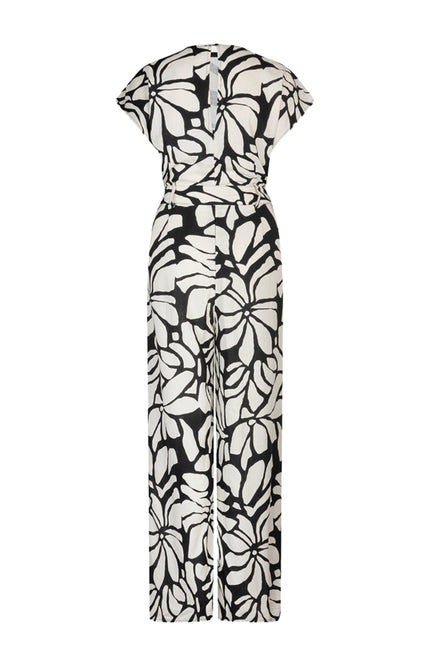 EsQualo Jumpsuit Sunset Print HS26.28209 Stretchshop.nl