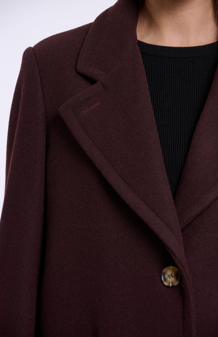 Rino & Pelle Coat Cecile Chocolate Bean Stretchshop.nl