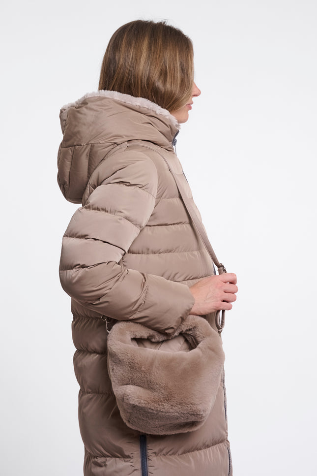 Rino & Pelle Tas Cheryl Mocha Latte Stretchshop.nl