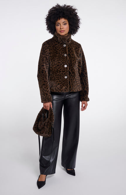 Rino & Pelle Tas Cheryl Brown Leopard Stretchshop.nl