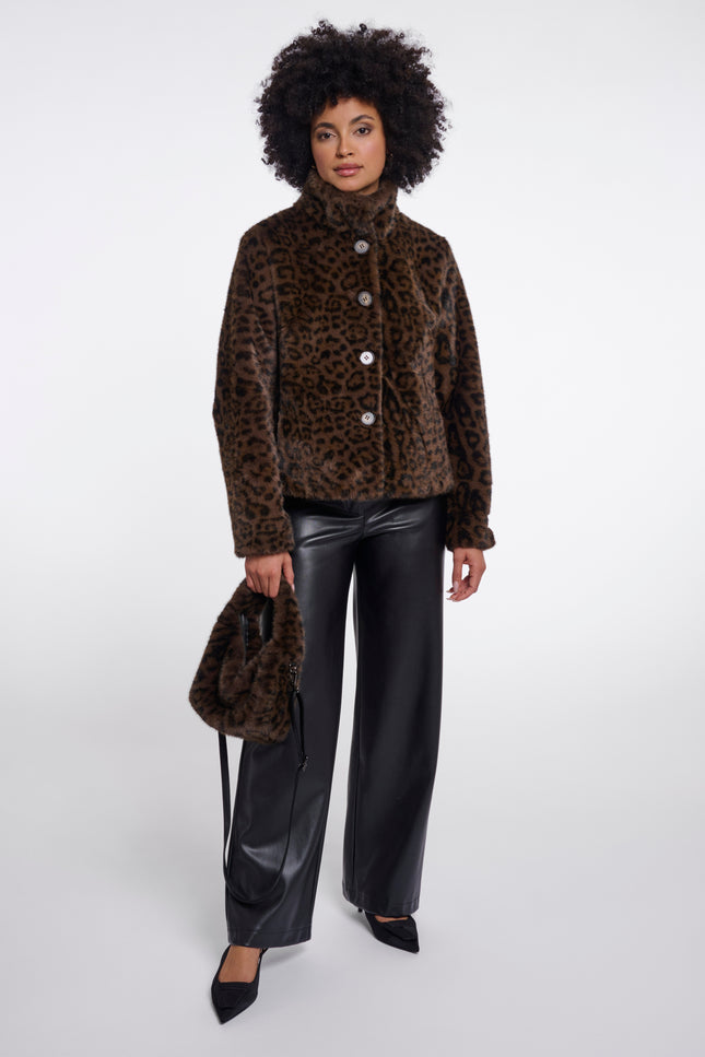 Rino & Pelle Tas Cheryl Brown Leopard Stretchshop.nl