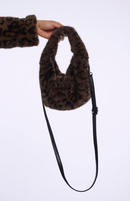 Rino & Pelle Tas Cheryl Brown Leopard Stretchshop.nl