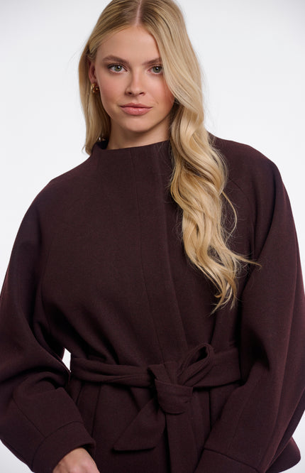 Rino & Pelle Jacket Cornelia Chocolate Bean Stretchshop.nl