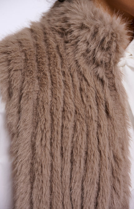 Rino & Pelle Gilet Dava Mocha Latte Stretchshop.nl