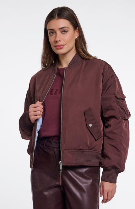 Rino & Pelle Jacket Djenna Fudge Cloak And Light Blue Stretchshop.nl