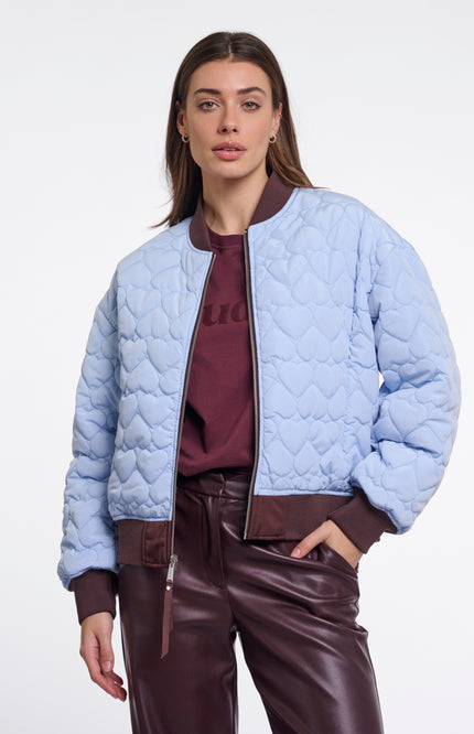 Rino & Pelle Jacket Djenna Fudge Cloak And Light Blue Stretchshop.nl